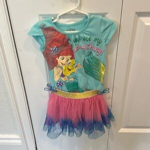 Official Disney Princess Ariel outfit tutu shirt